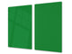 Schneidbrett aus Hartglas und schützende Arbeitsoberfläche; D18 Reihe von Farben: Moss Green