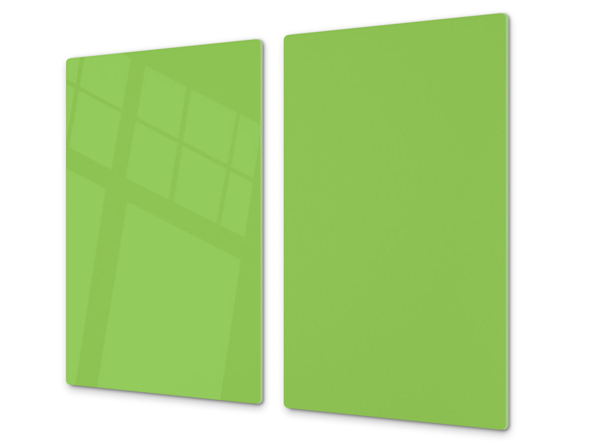 Tempered GLASS Kitchen Board D18 Series of colors: Pastel Green