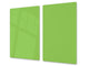 Schneidbrett aus Hartglas und schützende Arbeitsoberfläche; D18 Reihe von Farben: Pastel Green