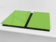 Tempered GLASS Kitchen Board D18 Series of colors: Pastel Green