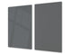 Tempered GLASS Kitchen Board D18 Series of colors: Dark Gray