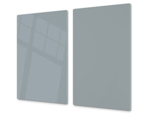 Tempered GLASS Kitchen Board D18 Series of colors: Ash Gray