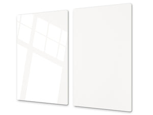 Tempered GLASS Kitchen Board D18 Series of colors: White