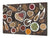 Sehr groß Küchenbrett aus Hartglas und Kochplattenabdeckung; A spice series DD03A: I love spices 1