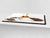 GÉANT Planche de cuisine en verre; Série café DD07: Café 2
