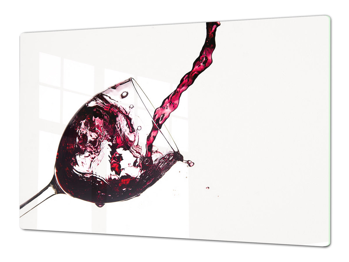 BIG KITCHEN PROTECTION BOARD or Induction Cooktop Cover - Wine Series DD04 Red wine 3