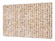 Riesig Schneidbrett aus Hartglas und schützende Arbeitsoberfläche; Egyptian Series DD15: Egyptian hieroglyphs