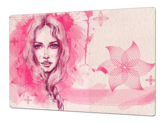 Impact & Shatter Resistant Worktop saver- Image Series DD05B Women's theme 2