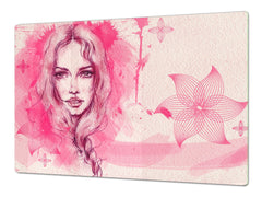 Impact & Shatter Resistant Worktop saver- Image Series DD05B Women's theme 2