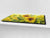Enorm Schneidbrett aus Hartglas und schützende Arbeitsoberfläche; Flower series DD06A: Sunflower 3