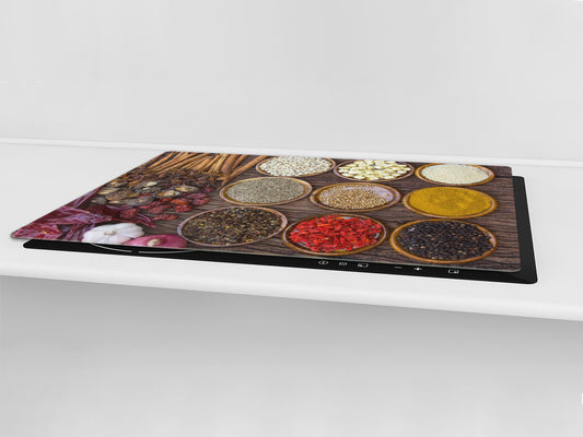 Cutting Board and Worktop Saver – SPLASHBACKS: A spice series DD03B Spices. 6