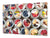 Enorm Küchenbrett aus Hartglas und Induktionskochplattenabdeckung; Food series DD16: Yogurt dessert