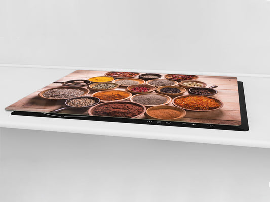 Cutting Board and Worktop Saver – SPLASHBACKS: A spice series DD03B Indian spices 2