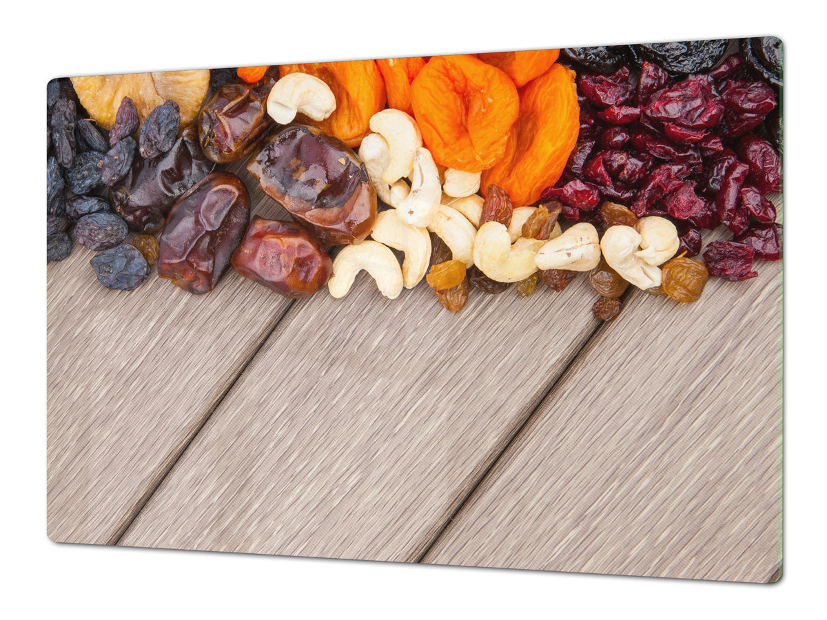 UNIQUE Tempered GLASS Kitchen Board Fruit and Vegetables series DD02 Delicacies 2