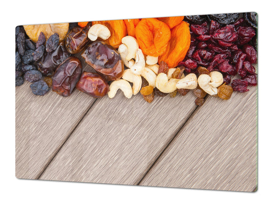 UNIQUE Tempered GLASS Kitchen Board Fruit and Vegetables series DD02 Delicacies 2