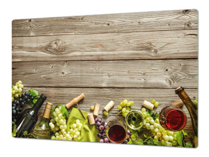 BIG KITCHEN PROTECTION BOARD or Induction Cooktop Cover - Wine Series DD04 Wine tasting 2
