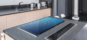 Gigantic KITCHEN BOARD & Induction Cooktop Cover - Water Series DD10 Drops of water 2
