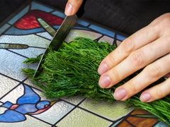 Worktop saver and Pastry Board – Cooktop saver; Series: Outside Series DD19 Colorful stained glass