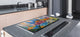 GIGANTIC CUTTING BOARD and Cooktop Cover- Image Series DD05A Flowers 4