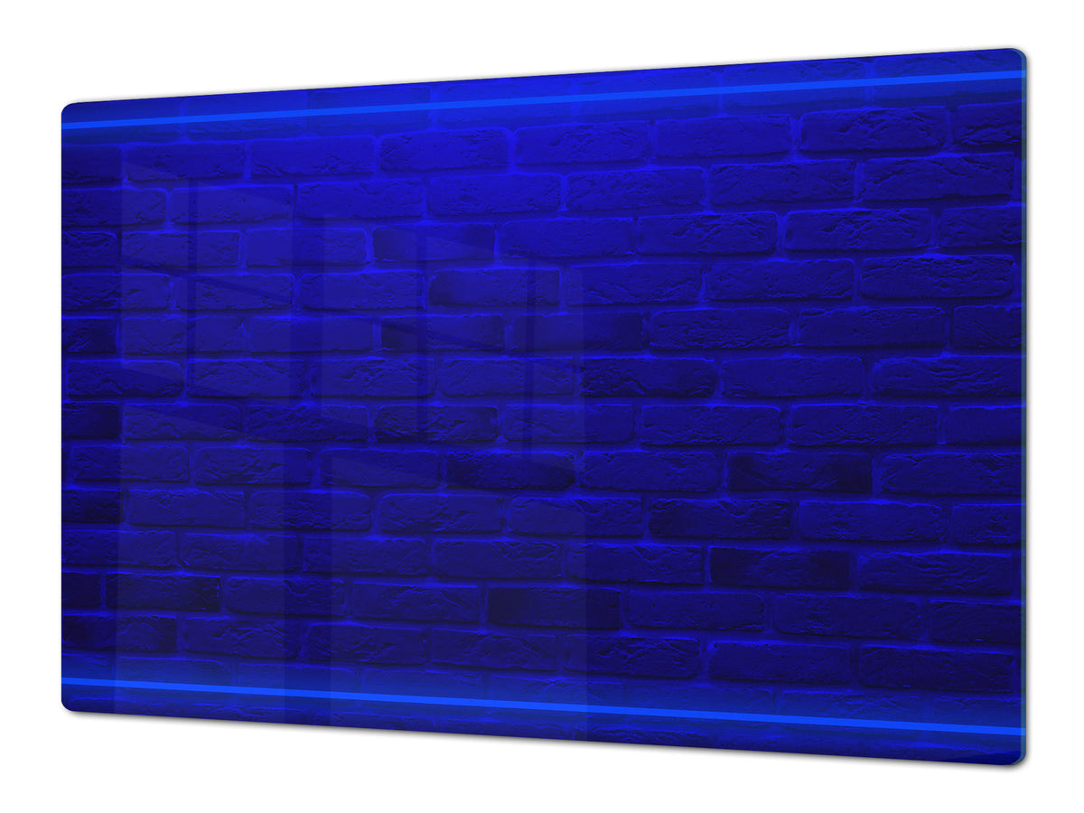 GIGANTIC CUTTING BOARD and Cooktop Cover - Glass Kitchen Board DD35 Textures and tiles 1 Series: Neon light