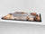 Riesig Mehrfunktional Hartglas Gehärtetes - Abdeckplatte für Induktionskochfeld; Bread and flour series DD09: Breads 4