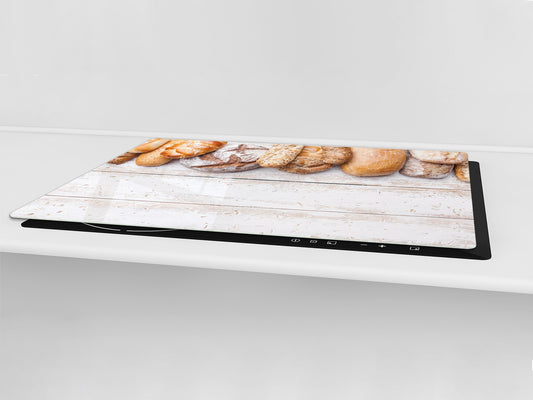 HUGE TEMPERED GLASS CHOPPING BOARD – Bread and flour series DD09 Breads 5