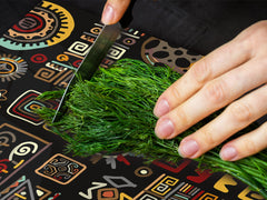 HUGE TEMPERED GLASS COOKTOP COVER - Egyptian Series DD15 Ethnic handmade deco