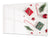 Riesig Schneidbrett aus Hartglas und schützende Arbeitsoberfläche; DD30 Weihnachtsserie: Sankt Küken
