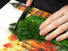 GIGANTIC CUTTING BOARD and Cooktop Cover- Image Series DD05A Venice 1