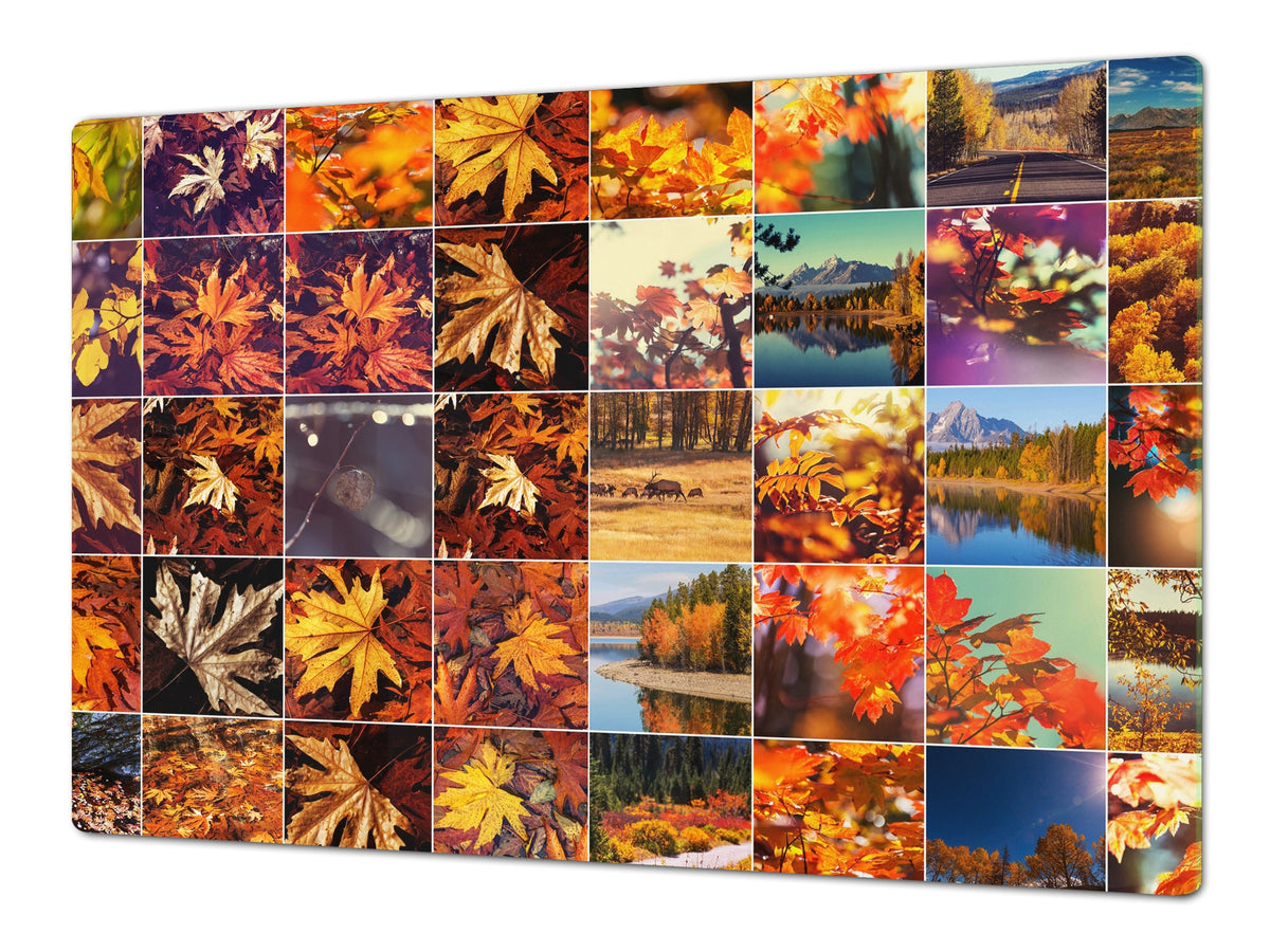 Very Big Cooktop saver - Nature series DD08 Autumn leaves