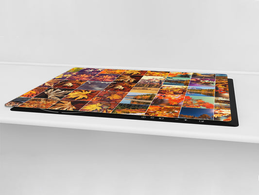 Very Big Cooktop saver - Nature series DD08 Autumn leaves