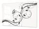Cubierta de la placa de inducción - Protector de encimera de vidrio: Fantasía y serie de cuento de hadas DD18 Mariposa