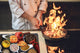 Schneidbrett aus Hartglas und schützende Arbeitsoberfläche – Schneideplatten: Sehr groß Küchenbrett aus Hartglas und Kochplattenabdeckung; spice series DD03B: Indian spices 3