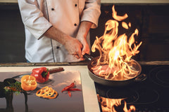 Gigantic Worktop saver and Pastry Board - Tempered GLASS Cutting Board Animals series DD01 Elephant 2