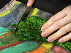 UNIQUE Tempered GLASS Kitchen Board – Abstract Series DD14 Colorful spots 2