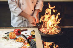 Ensembles de planches à découper TRES GRAND; Série Alimentaire DD16: Crevettes au vin