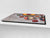 Enorm Küchenbrett aus Hartglas und Induktionskochplattenabdeckung; Fruit and Vegetables series DD02: Fruit 1