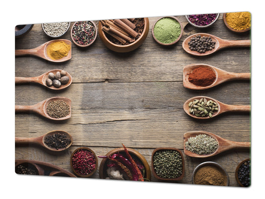 Cutting Board and Worktop Saver – SPLASHBACKS: A spice series DD03B Indian spices 4
