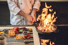 Schneidbrett aus Hartglas und schützende Arbeitsoberfläche – Schneideplatten: Sehr groß Küchenbrett aus Hartglas und Kochplattenabdeckung; spice series DD03B: Indian spices 4