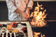 Schneidbrett aus Hartglas und schützende Arbeitsoberfläche – Schneideplatten: Sehr groß Küchenbrett aus Hartglas und Kochplattenabdeckung; spice series DD03B: Mosaic with spices 8