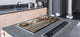 Schneidbrett aus Hartglas und schützende Arbeitsoberfläche – Schneideplatten: Sehr groß Küchenbrett aus Hartglas und Kochplattenabdeckung; spice series DD03B: Turkish spices 2