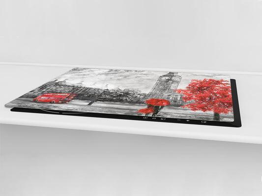GIGANTIC CUTTING BOARD and Cooktop Cover- Image Series DD05A Big Ben 1