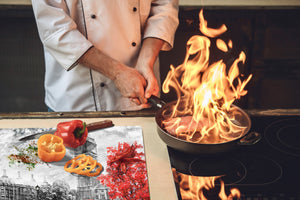 TRES GRAND - Couvre-cuisinière à induction; Série d'images DD05A: Big Ben 1
