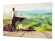Groß Mehrfunktional Hartglas Gehärtetes - Abdeckplatte für Induktionskochfeld; Wine Series DD04: Red wine 5