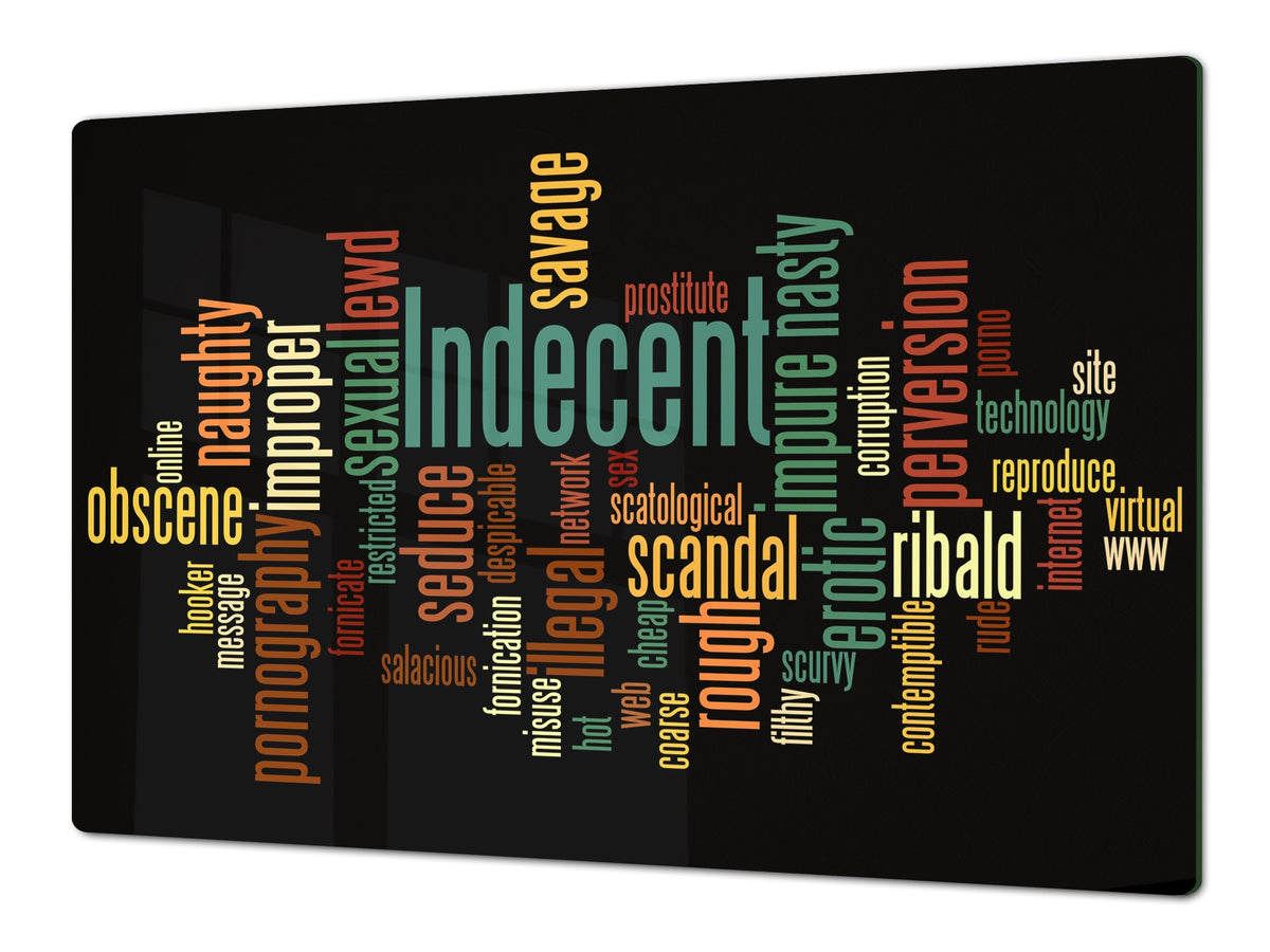 GIGANTIC CUTTING BOARD and Cooktop Cover - Expressions Series DD17 Inscription 1