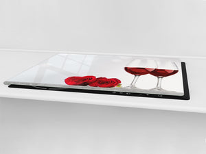 TABLERO DE PROTECCIÓN DE COCINA GRANDE o cubierta de la placa de inducción - Serie de Vinos DD04 Me encanta vino 2