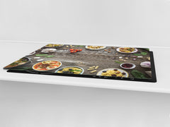 Ensembles de planches à découper TRES GRAND; Série Alimentaire DD16: Nourriture saine