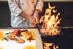 Ensembles de planches à découper TRES GRAND; Série Alimentaire DD16: Pâtes 2