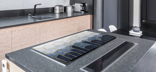 ENORMOUS  Tempered GLASS Chopping Board - Induction Cooktop Cover DD36 Textures and tiles 2 Series: Geometric abstraction