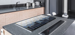 ENORMOUS  Tempered GLASS Chopping Board - Induction Cooktop Cover DD36 Textures and tiles 2 Series: Geometric abstraction